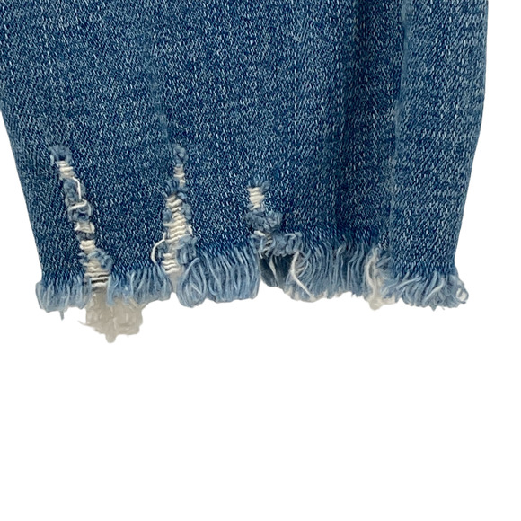 Abercrombie & Fitch Distressed High Rise Super Skinny Ankle Jeans - Size 0 - Picture 9 of 13
